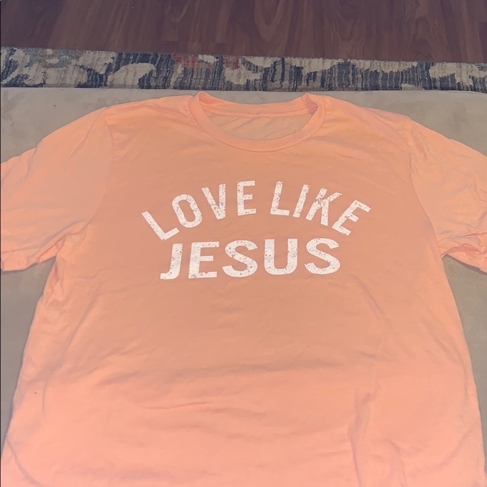 Peach Graphic Tee